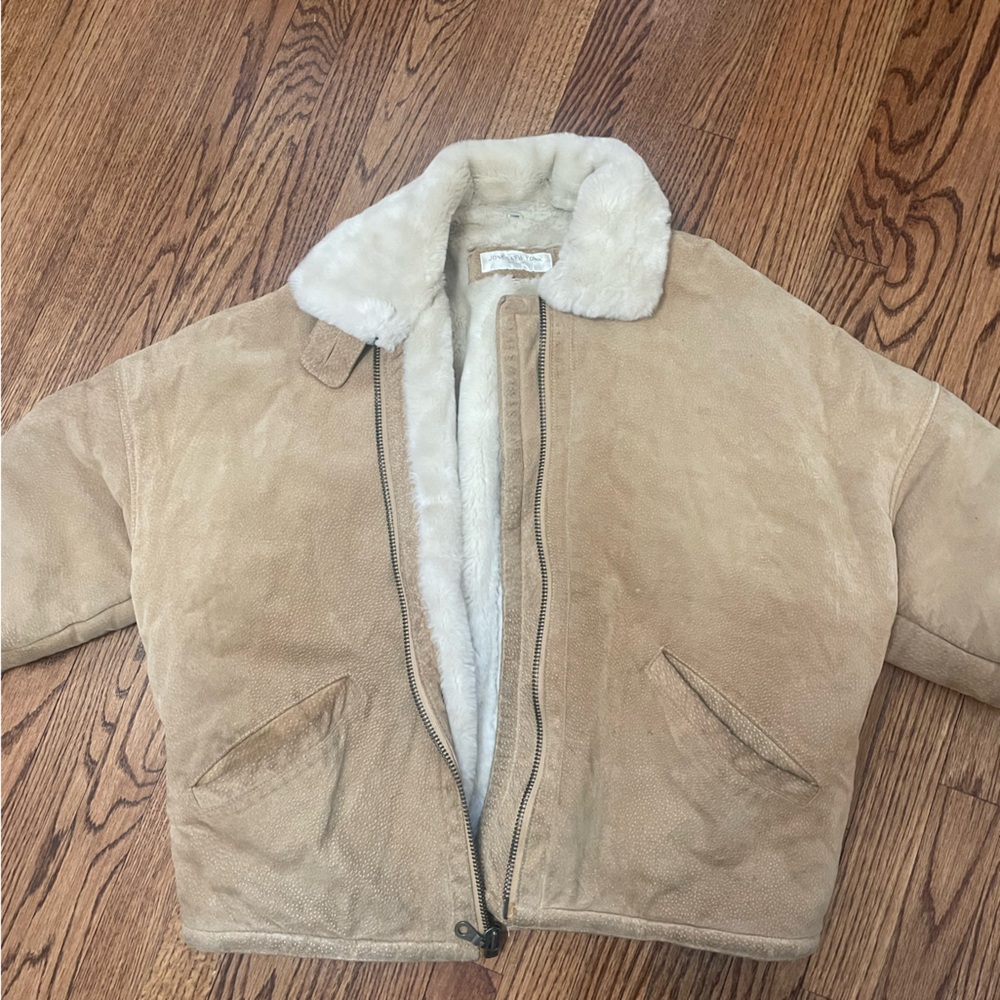 Tan Shearling Jacket